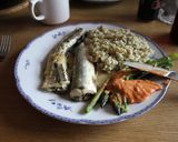 Foto del paso 13 de la receta: Peces espadines (lucio pico grande, así han de llamarse, lo traduzco desde el sueco, näbb gädda)