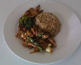 Foto del paso 4 de la receta: Salteado de pollo y brócoli al wok