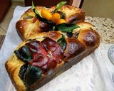 Pas rețetă Cozonac pufos cu cremă de cacao și rahat 6 fotografie