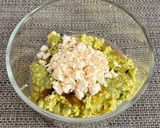 A picture of step 7 of Fig and Feta Guacamole.