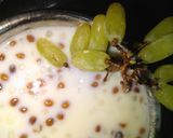 A picture of step 1 of Sabudana kheer.