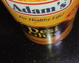 A picture of step 2 of Suji Besan Ka Zaffroni Halwa.
