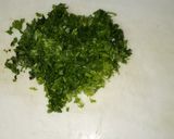A picture of step 3 of Green grams curry #4week challenge.
