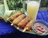 A picture of step 4 of Crispy corn kababs.