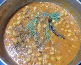 A picture of step 8 of Chole Bhature.