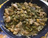 Une image de l'étape 16 de Poulet au citron et poivrons.