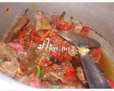A picture of step 2 of Beef chana Biryani.