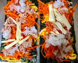 A picture of step 10 of Japanese Salad Roll Sushi 🌹.