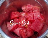 A picture of step 1 of Watermelon Granita.