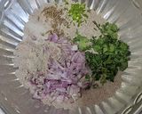 A picture of step 1 of Ragi Masala Bhakhri.