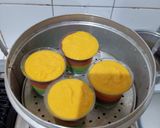 Foto langkah ke 5 dari resep Sweet potato flan rainbow.