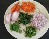 A picture of step 2 of Veg Uthappam.