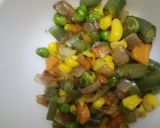 A picture of step 11 of Broken Wheat Chicken Soup with Roasted vegetables.