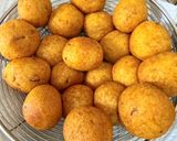 Gambar langkah 3 resipi 👩‍🍳Bebola Keledek Bersalut Gula Aising.