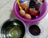 Foto langkah ke 1 dari resep Brownies kukus Haan.