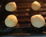 A picture of step 2 of Oven Roasted Potatoes with Cheese.