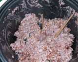 Foto langkah ke 2 dari resep Nasi Merah Uduk rice cooker.