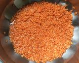 A picture of step 1 of Radish Dal.