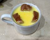 A picture of step 3 of Diet custard with diet cake.