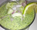 صورة لخطوة 2 من وصفة صلصة الكسبرة والنعناع (جتني)