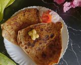 A picture of step 8 of Paneer Bhurji Paratha.