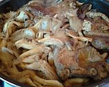Vörösboros, laskagombás sült sertés oldalas recept fázis 6 fotója