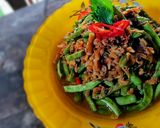 Foto langkah ke 3 dari resep Tumis Buncis Rebon.