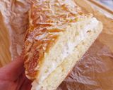 Foto del paso 12 de la receta: Coca de Sant Joan 2025 v3: De almendras y rellena de crema quemada y nata