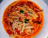 Foto langkah ke 4 dari resep Enoki pedas Ala Korea.