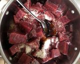 Hình bước làm 2 của món Thịt trâu kho gừng