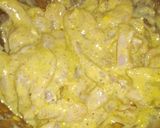 A picture of step 1 of Dragon Chicken Macaroni.