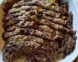 A picture of step 8 of Out of Egypt beef brisket.