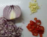 Foto del paso 2 de la receta Espaguetis negros de sepia con langostinos