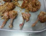 A picture of step 2 of Chicken lollipops#teamcontest#baking classy.