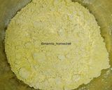 A picture of step 1 of Pithala and Bhakri.