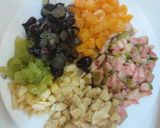 A picture of step 1 of Fruits creamy Dessert.