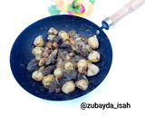 A picture of step 10 of Sauted Liver and Potato.