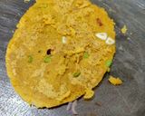 A picture of step 7 of Rajasthani Tikkad.