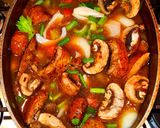 A picture of step 8 of Mike's Kids Extra Beefy Beef Stew.