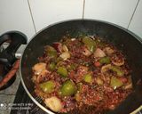A picture of step 18 of Capsicum Pyaaz Ki Sabzi.