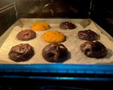 صورة لخطوة 9 من وصفة كوكيز نيويورك دبل تشوكلت (بحشو الشوكلت سبريد) 🍪