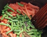 A picture of step 3 of Veg paneer pulav.