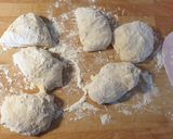 A picture of step 2 of Super easy naan breads.