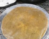 A picture of step 11 of Puran Poli.