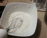 A picture of step 1 of Soji cake.