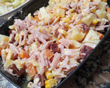 Foto del paso 4 de la receta: Ensalada con jamón y queso