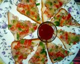 A picture of step 7 of Rava toast.
