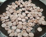 A picture of step 1 of Fava Bean and Sausage Empanada.