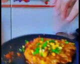 A picture of step 4 of Pao bhaji.