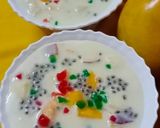 A picture of step 4 of Fruit custard.